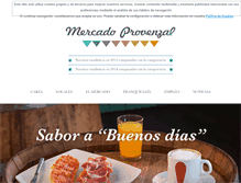 Tablet Screenshot of mercadoprovenzal.com